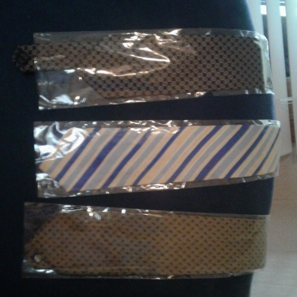 Set of three mens neckties. Name brands